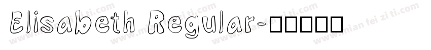 Elisabeth Regular字体转换